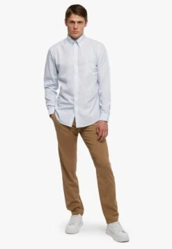 Regular Fit Supima - Overhemd - Blue