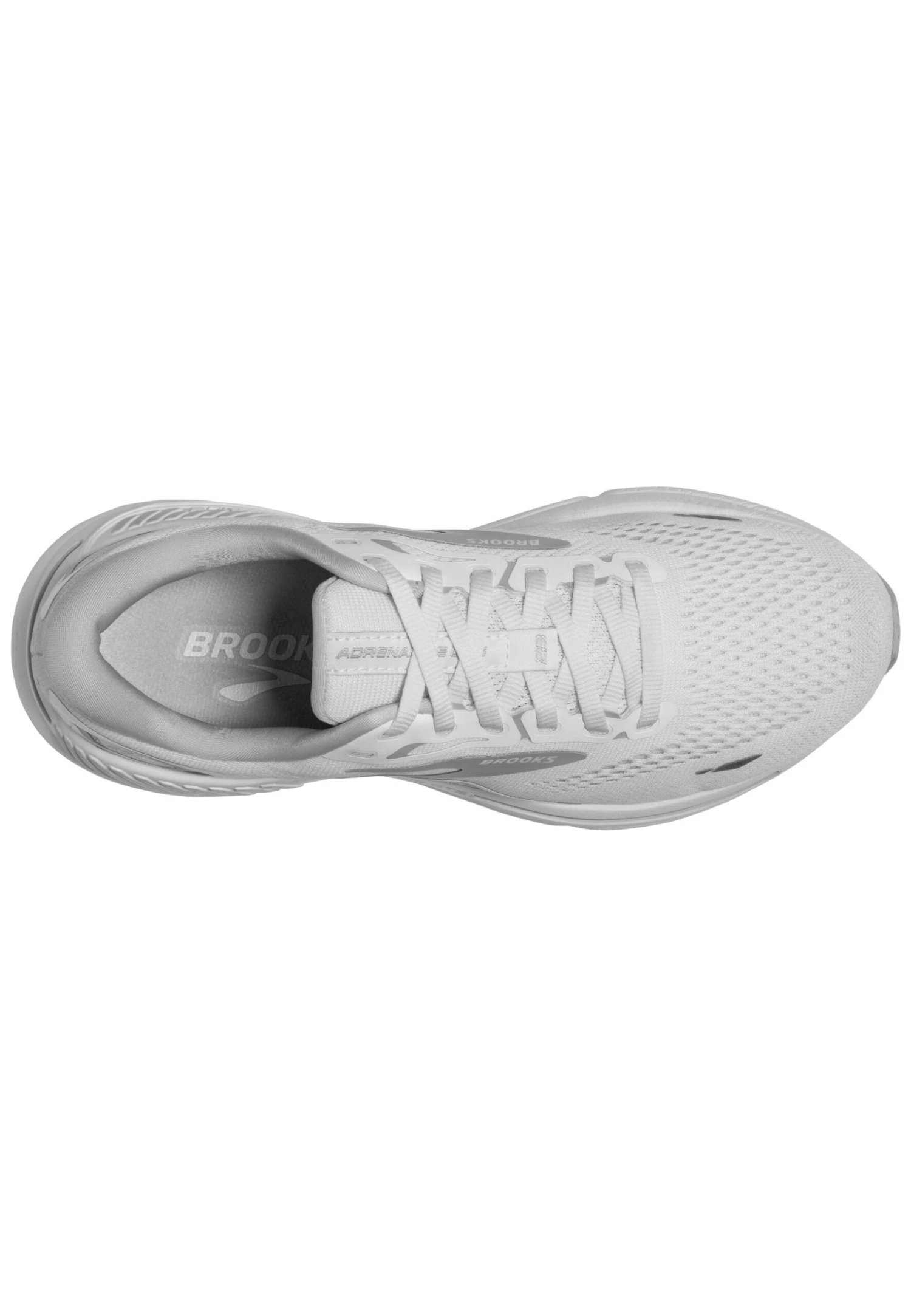 BROOKS Adrenaline Gts 23 - Stabiliteit Hardloopschoenen - White Oyster Silver 5 BROOKS Adrenaline Gts 23 - Stabiliteit Hardloopschoenen - White Oyster Silver - Afbeelding 3