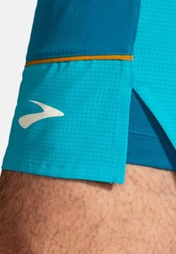 BROOKS High Point 7" 2-In-1 Short - Korte Broeken - Hyper Blue Mist Pacific -BrooksRunner 6965d7825fde4c3587fd85dc9bfd7c9c