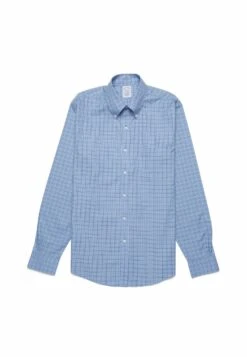 Regular Fit SupimaNon-Iron Pinpoint Oxford Button - Overhemd - Open Blue -BrooksRunner 6aa1f61578d640cdb5c2ab4b646f5013