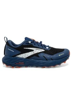 BrooksRunner 12 BROOKS Cascadia 17 Gtx - Trail Hardloopschoenen - Black/Blue Firecracker