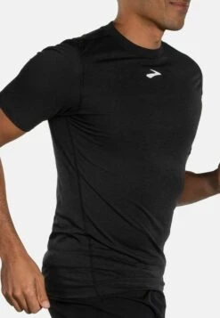 BROOKS High Point Short Sleeve - T-Shirt Basic - Black -BrooksRunner 6fa2fc2c8b37468f8dd14d75897c541a