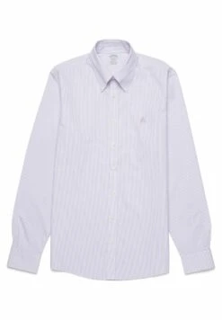 Regular Fit Non Iron Button Down - Overhemd - Light Pastel Purple