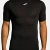 BROOKS High Point Short Sleeve - T-Shirt Basic - Black -BrooksRunner 73379b3318444964a1fa6c550b55cd5a