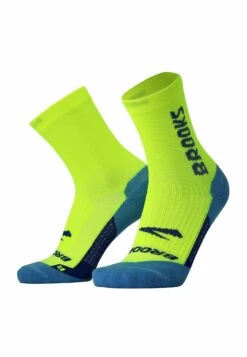 BROOKS Ghost Crew - Sportsokken - Neon Yellow Br Crew