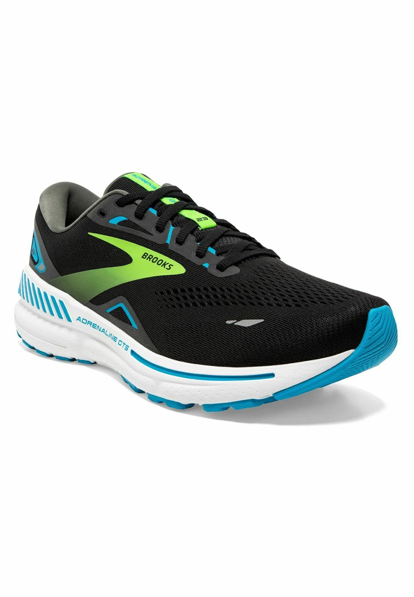 BROOKS Adrenaline Gts 23 - Stabiliteit Hardloopschoenen - Black Hawaiian Ocean Green 4 BROOKS Adrenaline Gts 23 - Stabiliteit Hardloopschoenen - Black Hawaiian Ocean Green - Afbeelding 2