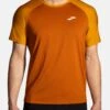 BROOKS Atmosphere Short Sleeve 2.0 - T-Shirt Basic - Hazelwood Ochre