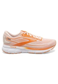 BROOKS Trace 2 - Hardloopschoenen Neutraal - Pale Peach Tangerine White
