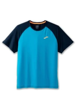 BROOKS Atmosphere Short Sleeve 2.0 - T-Shirt Basic - Spring Break Navy -BrooksRunner 8222daa817734392b65e1c08f4d01ce6