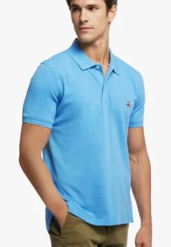 Short Sleeves Supima - Poloshirt - Intense Light Blue