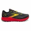 BROOKS Divide 3 - Trail Hardloopschoenen - Black Fiery Red Blazing Yellow -BrooksRunner 888ecf4b42c4485fa5cdf0789e93e0d9