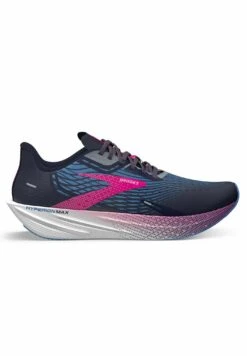 BROOKS Hyperion Max - Hardloopschoenen Neutraal - Peacoat/Marina Blue/Pink Glo