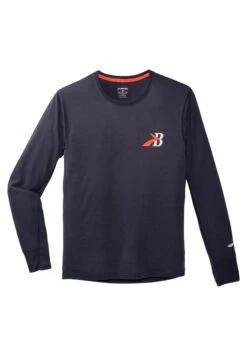 Distance Graphic Long Sleeve - Longsleeve - Concrete Brooks Heritage -BrooksRunner 9032fb0ac8b0480a8e81c0c19d4bb577