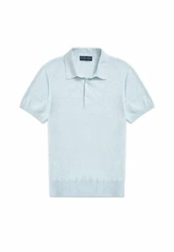 Supima Short Sleeve - Poloshirt - Light Blue