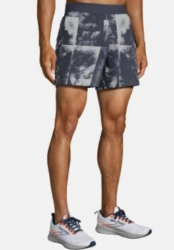 BROOKS Sherpa 5" Short - Korte Broeken - Concrete Cloud Dye Print