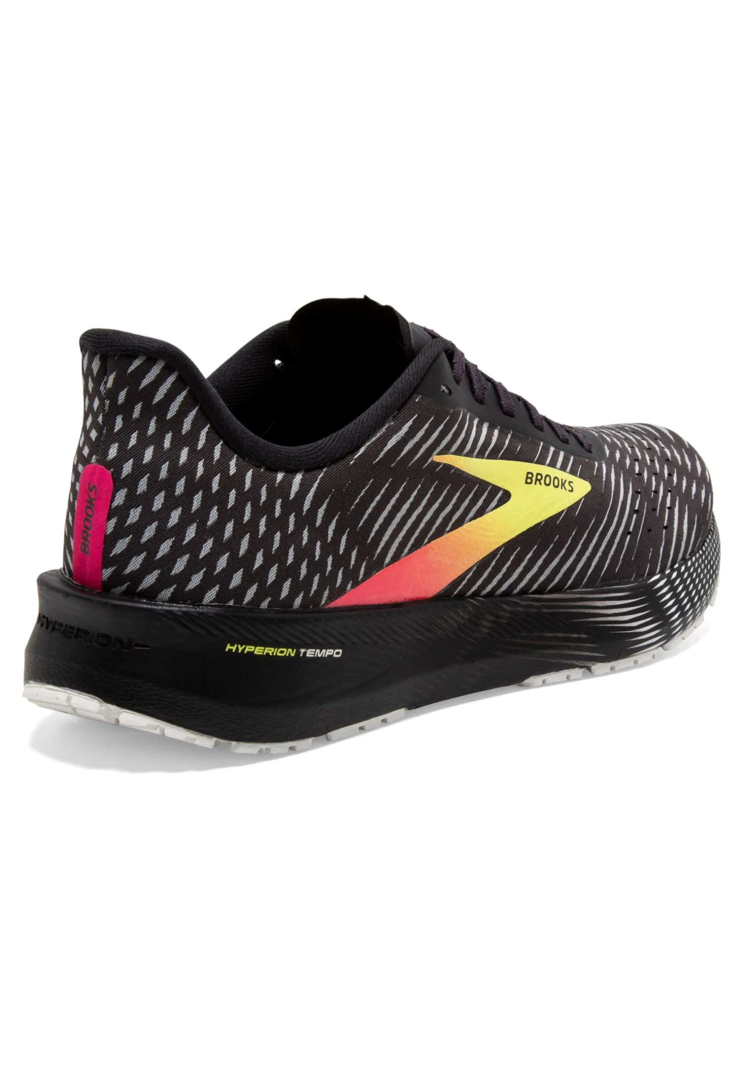BROOKS Hyperion Tempo - Hardloopschoenen Neutraal - Black Pink Yellow 6 BROOKS Hyperion Tempo - Hardloopschoenen Neutraal - Black Pink Yellow - Afbeelding 4