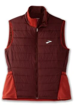 BROOKS Shield Hybrid Vest 2.0 - Bodywarmer - Run Raisin Copper -BrooksRunner 98187d99e4124ce18a64b833741ff842