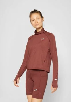 BROOKS Notch Thermal Long Sleeve- Longsleeve - Run Raisin