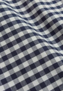 Stretch Non-Iron Oxford Button-Down Collar Gingham - Overhemd - Navy -BrooksRunner 98f6baf305394fe185aa6af1c7dff7d3