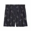 Broadcloth Henry Print - Boxershort - Navy -BrooksRunner a06063daa4904493a4ec7be48f577767