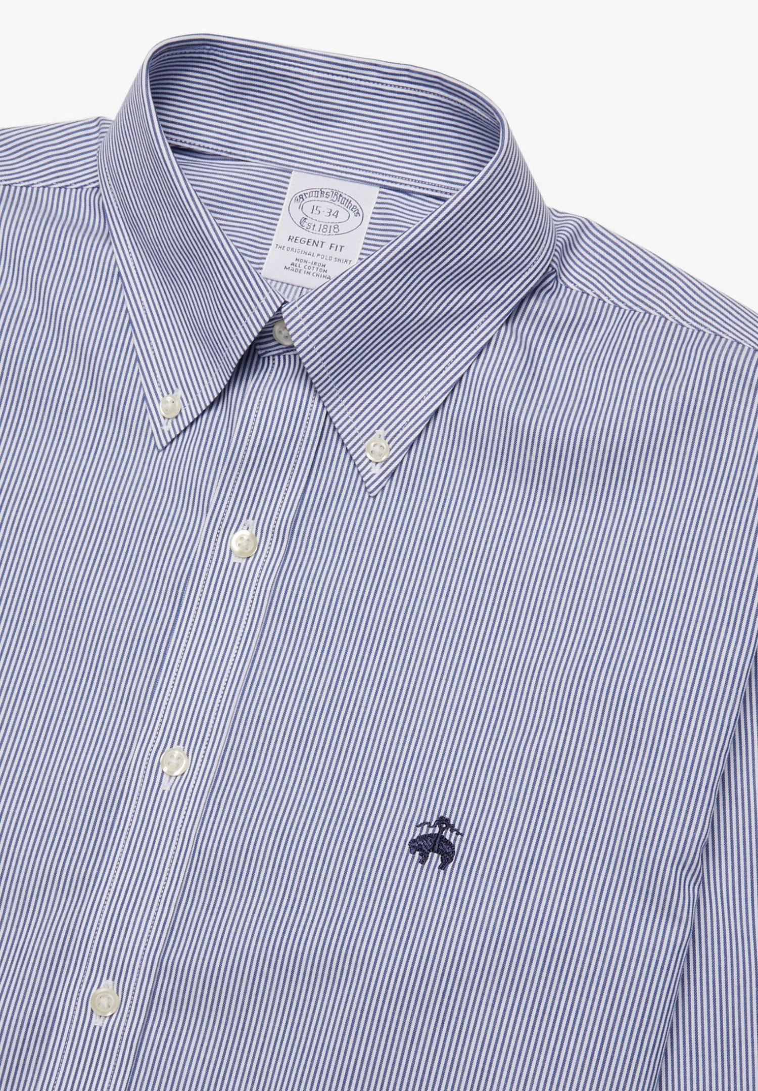 Non Iron Button Down - Overhemd - Blue 5 Non Iron Button Down - Overhemd - Blue - Afbeelding 3