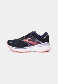 BROOKS Adrenaline Gts 22 - Stabiliteit Hardloopschoenen - Black/Purple/Coral -BrooksRunner a6110d43e4504ab2b30eff5f6399cd71