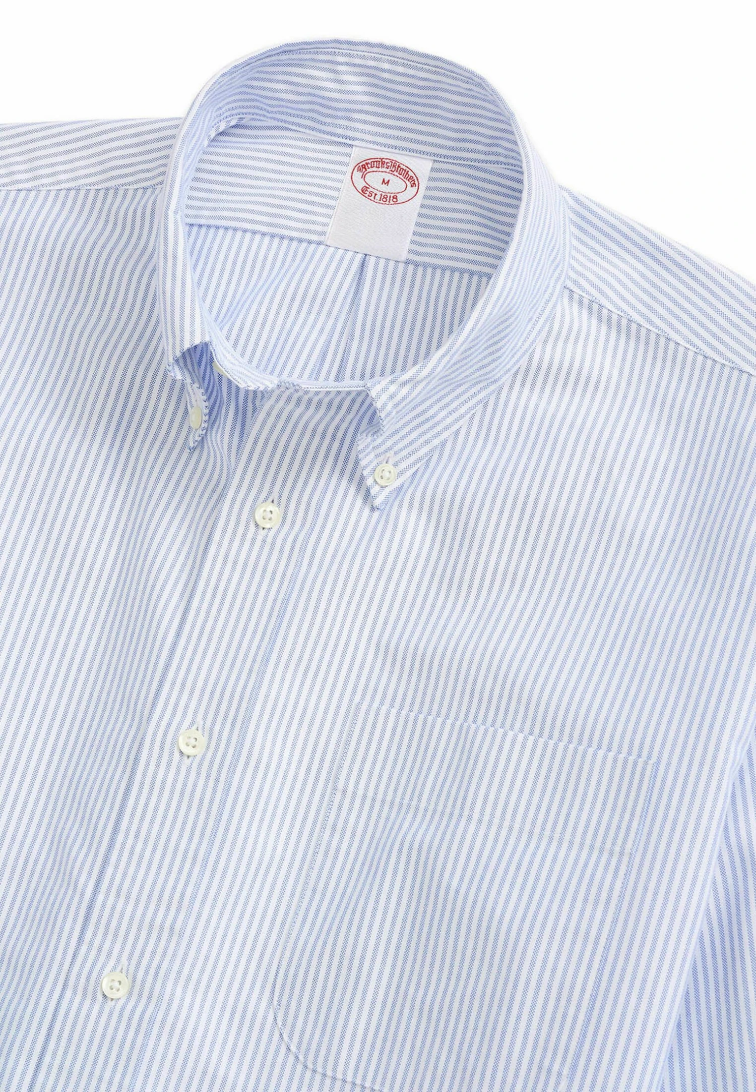 Button-Down Striped Oxford - Overhemd - Blue 4 Button-Down Striped Oxford - Overhemd - Blue - Afbeelding 2