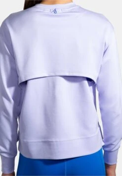 BROOKS Run Within Sweatshirt - Sweater - Violet Dash -BrooksRunner aafc0b568db14b2f955fd71c485c0c8e