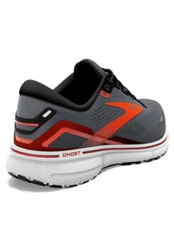 BROOKS Ghost 15 - Hardloopschoenen Neutraal - Ebony Black /Spicy Orange -BrooksRunner b2a6d7f9e97c4ed98861fa75e21834ee