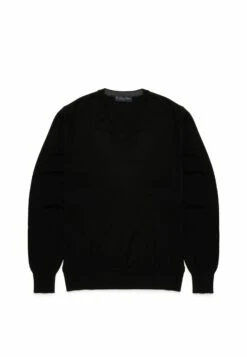 V-Neck- Sweater - Black