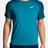 BROOKS Atmosphere Short Sleeve 2.0 - T-Shirt Basic - Hyper Blue Pacific
