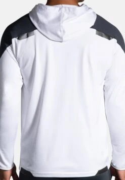 BROOKS Run Visible Thermal Hoodie - Hoodie - White Asphalt Nightlife -BrooksRunner b74c52ab3fce43d391904f0b01ea5d0f