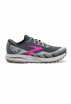 BROOKS Divide 3 - Trail Hardloopschoenen - Ebony Grey Pink