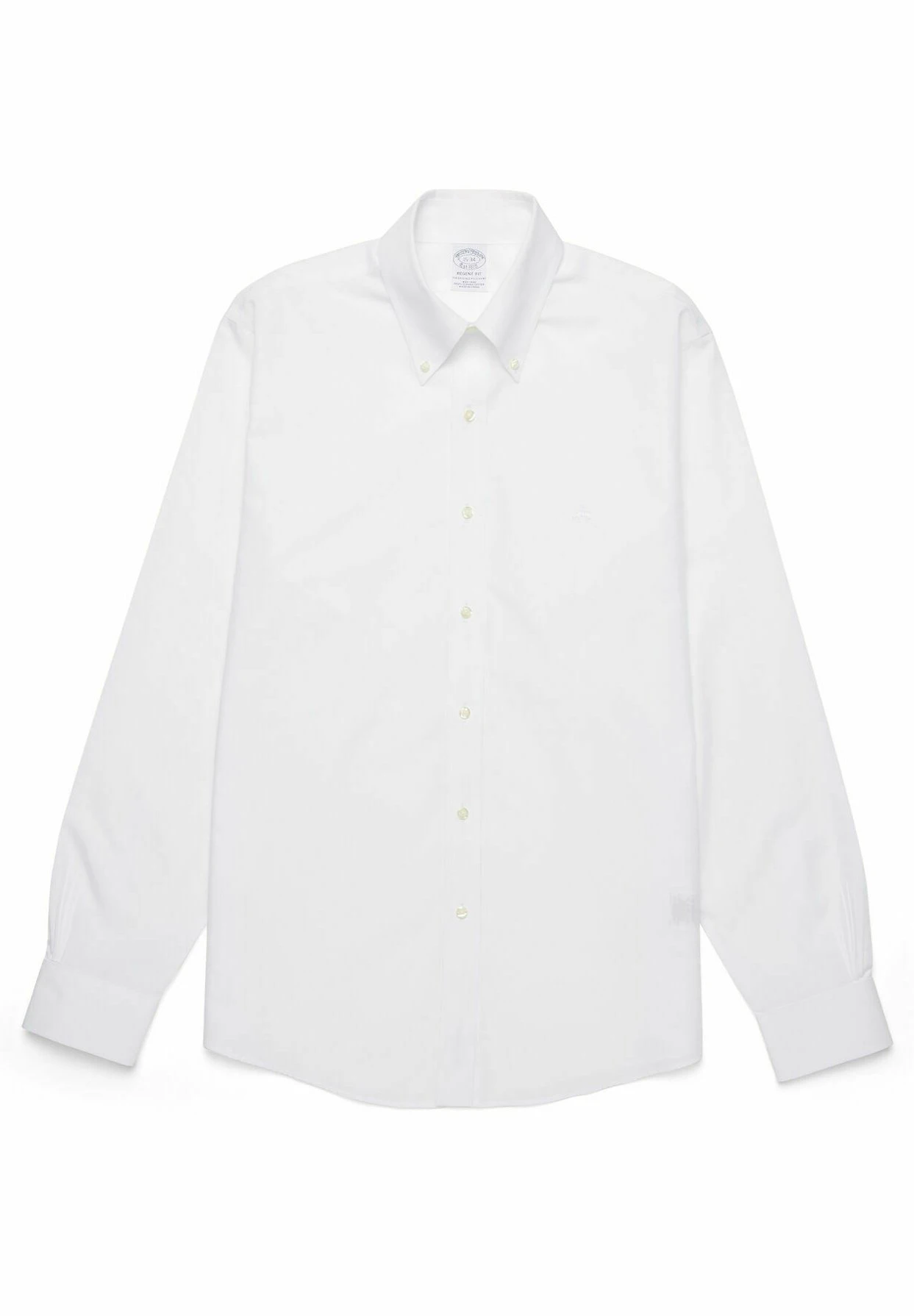 Regular Fit Non Iron Button Down- Overhemd - White 3 Regular Fit Non Iron Button Down- Overhemd - White