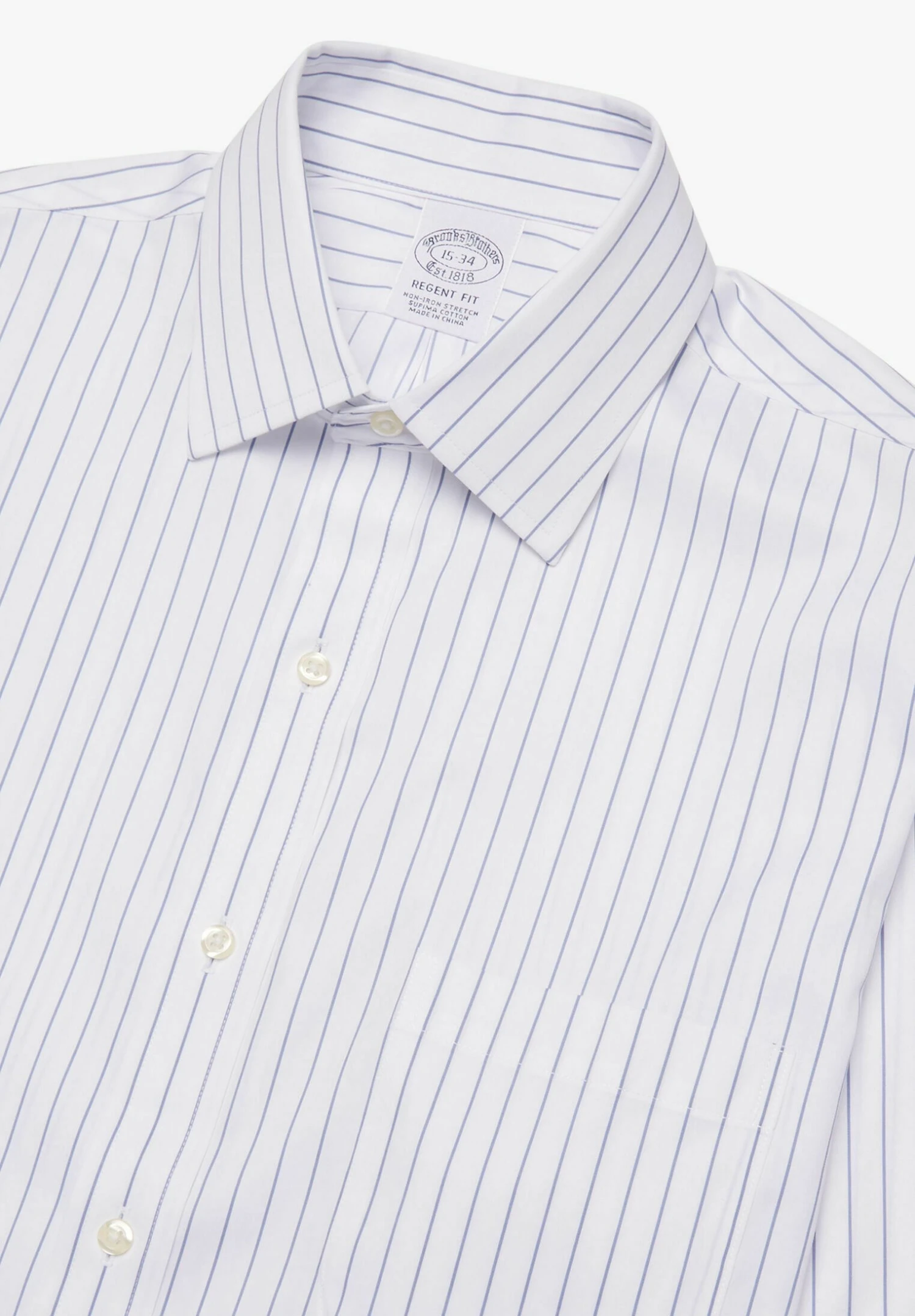 Fit Non Iron Ainsley Collar - Overhemd - Light Pastel Blue 5 Fit Non Iron Ainsley Collar - Overhemd - Light Pastel Blue - Afbeelding 3