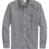 Stretch Non-Iron Oxford Button-Down Collar Gingham - Overhemd - Navy -BrooksRunner bfae33183beb4e03be02806f48485cce