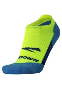 BROOKS Ghost No Show - Sportsokken - Neon Yellow Navy -BrooksRunner c11d80c29682402199f114fcb1ae6851
