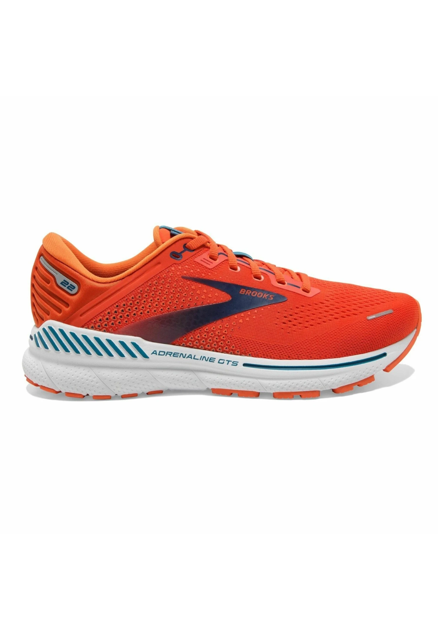 BROOKS Adrenaline Gts 22 - Stabiliteit Hardloopschoenen - Pumpkin/Flame/Titan 3 BROOKS Adrenaline Gts 22 - Stabiliteit Hardloopschoenen - Pumpkin/Flame/Titan