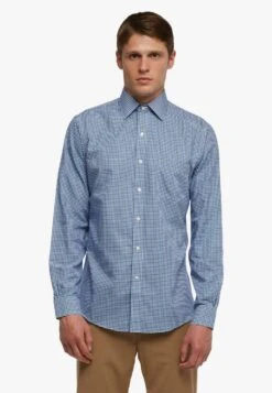 Fit Non-Iron Ainsley Collar Dress - Overhemd - Blue