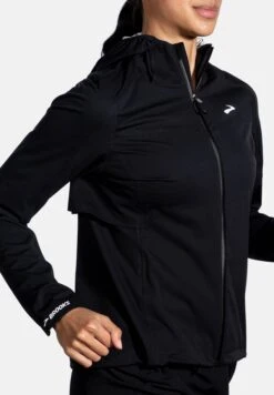BROOKS High Point Waterproof Jacket - Regenjas - Black -BrooksRunner c2a7721df1f647d484ffb7f076ddbcde
