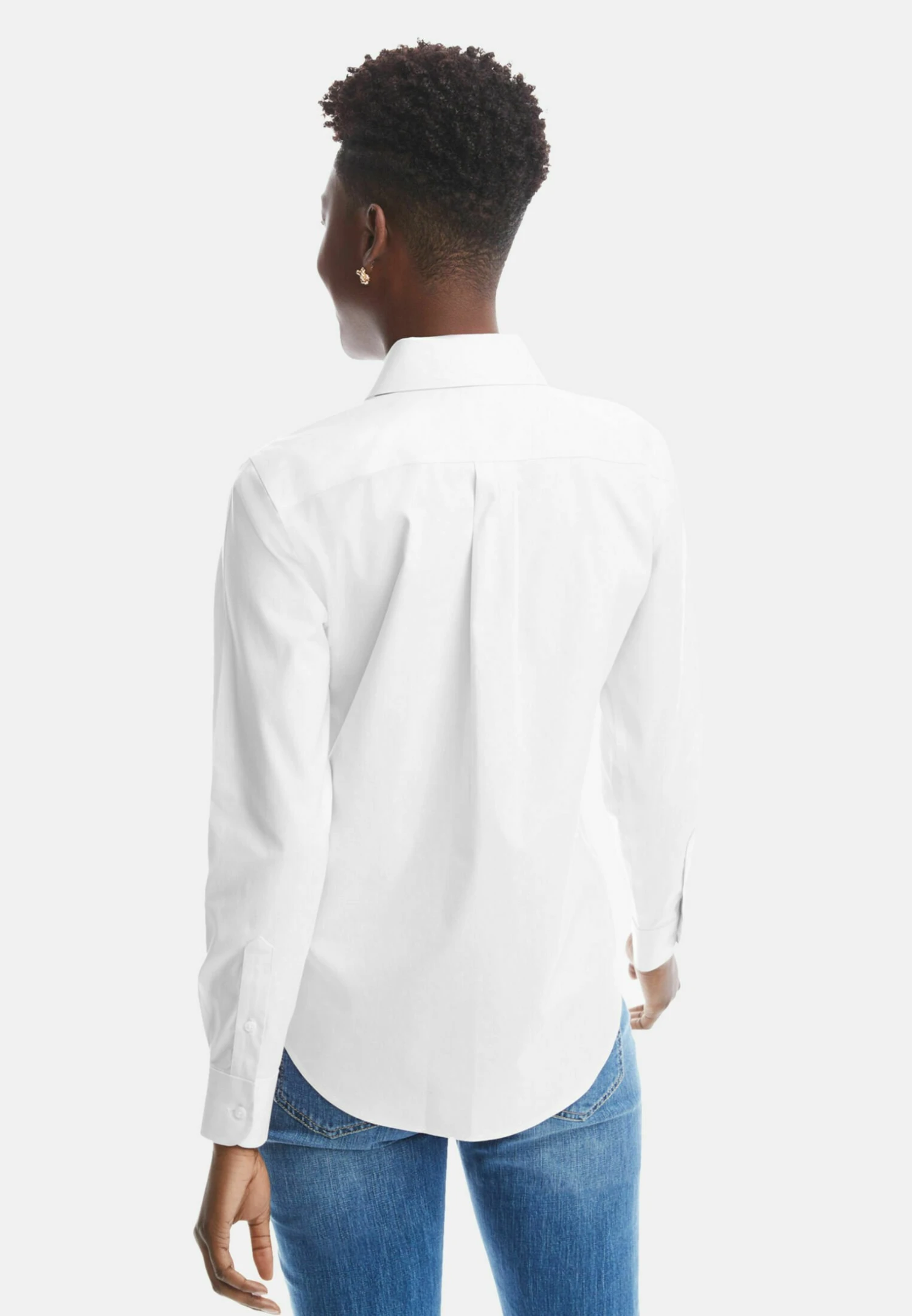 Classic Fit Non Iron Stretch Supima - Overhemdblouse - White 5 Classic Fit Non Iron Stretch Supima - Overhemdblouse - White - Afbeelding 3