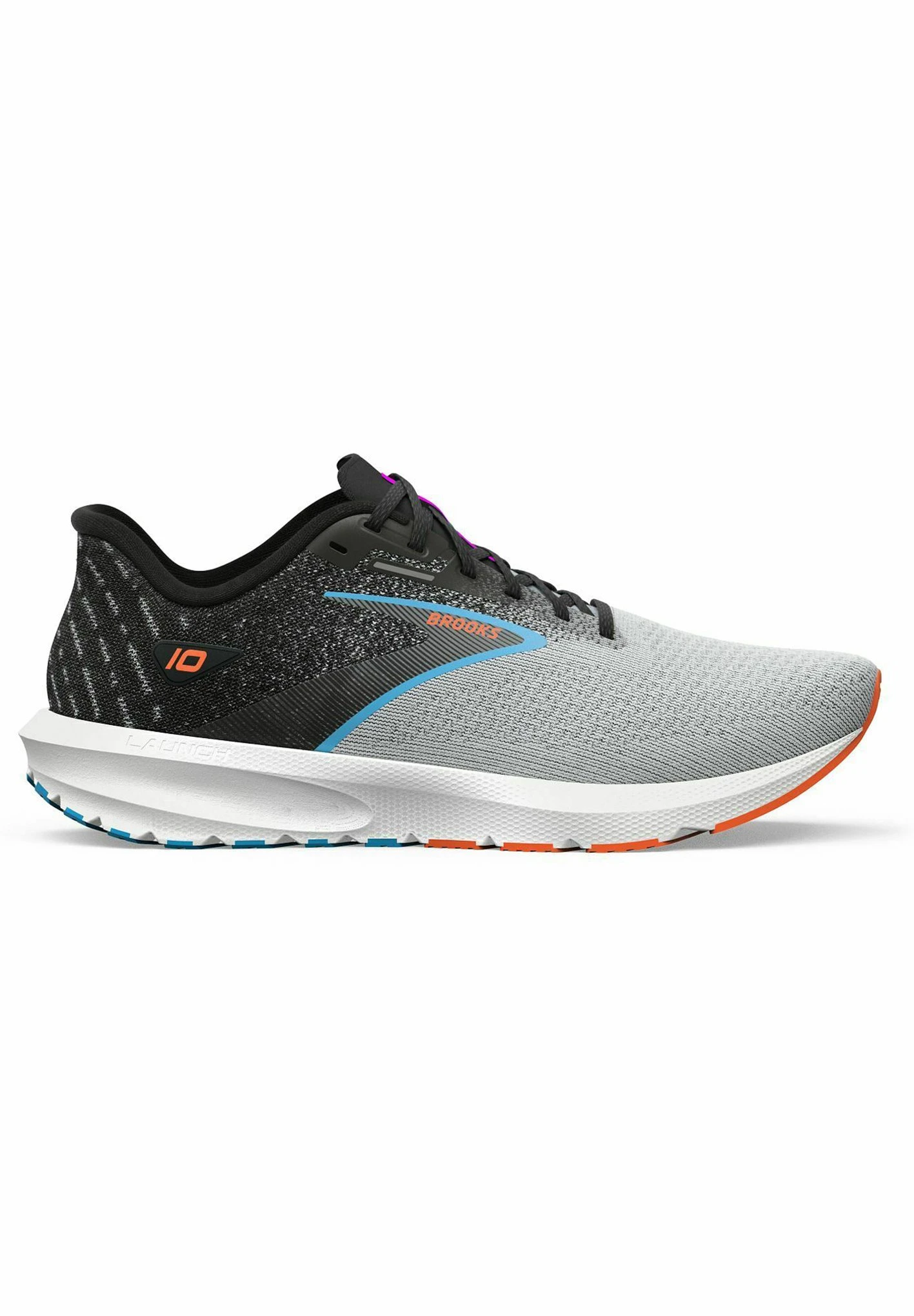 BROOKS Launch 10 - Hardloopschoenen Neutraal - Black/Grey/Orange Clown Fish 3 BROOKS Launch 10 - Hardloopschoenen Neutraal - Black/Grey/Orange Clown Fish