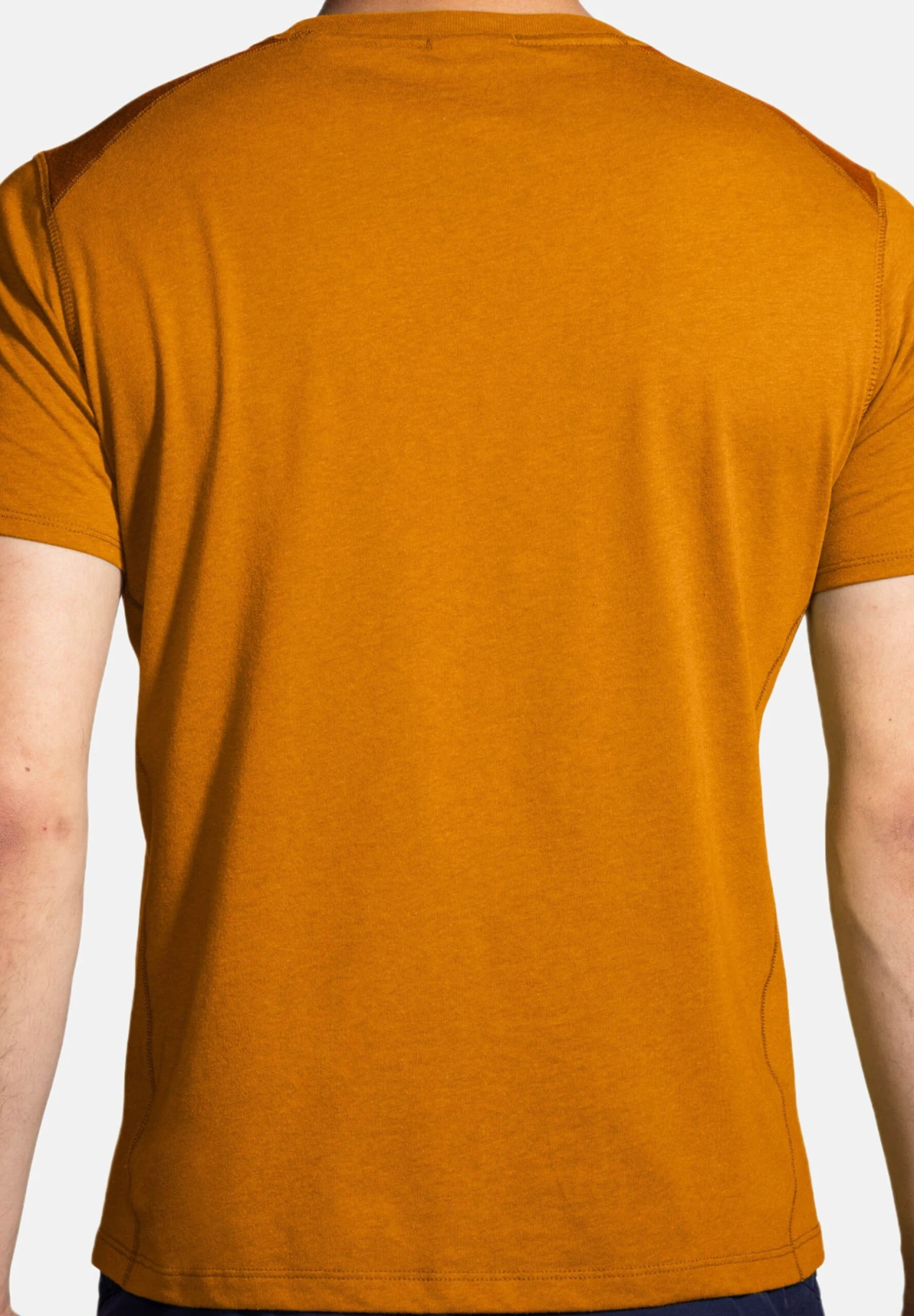 BROOKS Distance Short Sleeve 2.0 - T-Shirt Print - Ochre Br Mountain Run 4 BROOKS Distance Short Sleeve 2.0 - T-Shirt Print - Ochre Br Mountain Run - Afbeelding 2