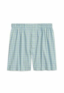 Broadcloth Gingham - Boxershort - Turquoise Aqua