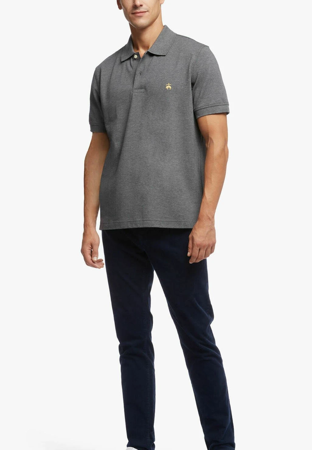 Supima- Poloshirt - Grey 5 Supima- Poloshirt - Grey - Afbeelding 3