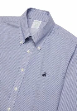 Milano Fit Button Down- Overhemd - Blue -BrooksRunner c9874aa2aae14e8090aab25df39921cf