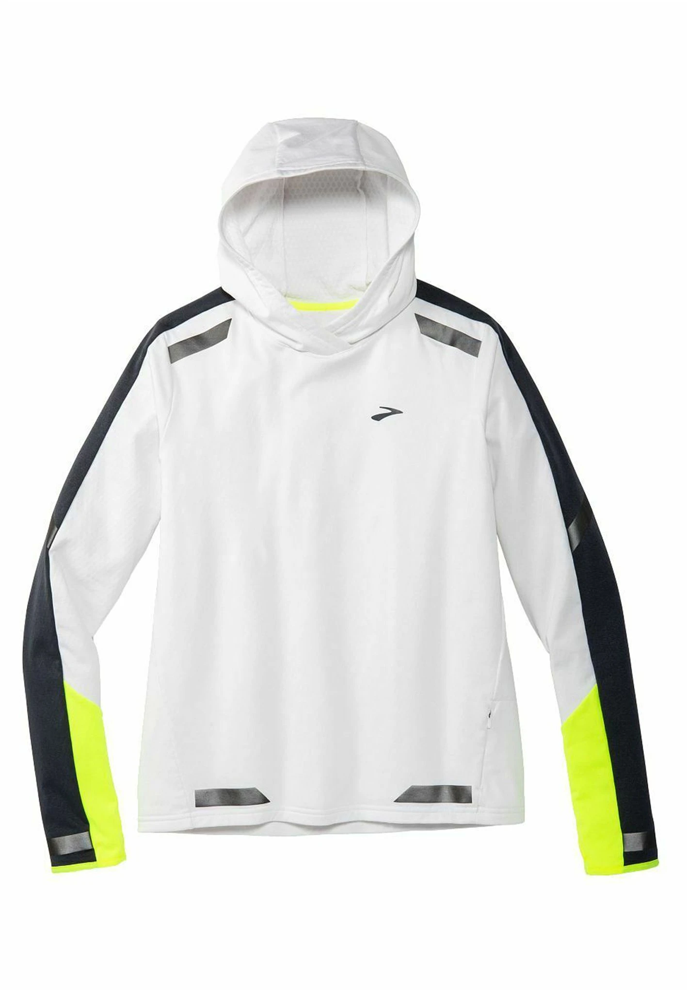 BROOKS Run Visible Thermal Hoodie - Hoodie - White Asphalt Nightlife 8 BROOKS Run Visible Thermal Hoodie - Hoodie - White Asphalt Nightlife - Afbeelding 6
