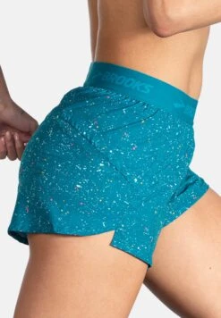 Chaser 3" Short - Korte Broeken - Lagoon Speckle Print Brooks -BrooksRunner d57ef9331a524c73a90e1b81f82c6add