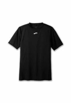 BROOKS High Point Short Sleeve - T-Shirt Basic - Black -BrooksRunner d7b41a9fba8d4bcbbc290ae6e4f76c06