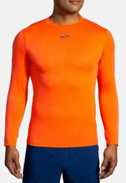 BROOKS High Point - Longsleeve - Bright Orange